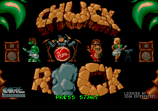 Заставка игры Chuck Rock